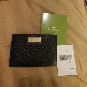 Kate Spade Penn Place Embossed Card Wallet